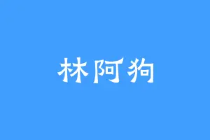 林阿狗