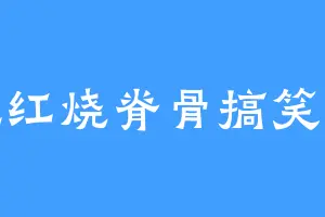 爱吃红烧脊骨搞笑张俊