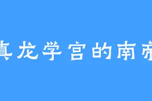 真龙学宫的南帝