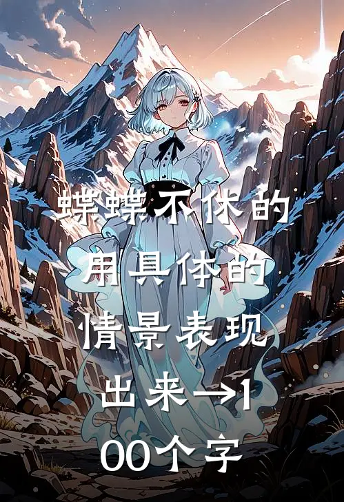 蝶蝶不休的用具体的情景表现出来→100个字