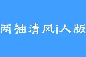 两袖清风i人版