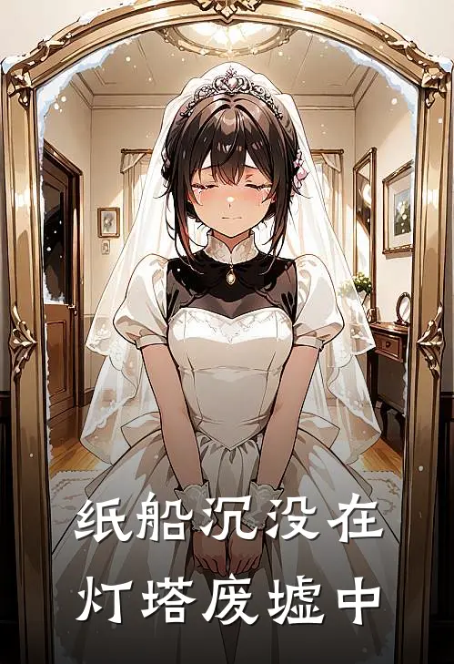 纸船沉没在灯塔废墟中