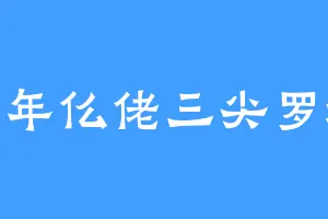 千年仫佬三尖罗城