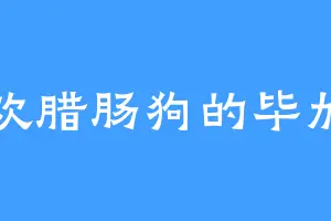 喜欢腊肠狗的毕加索