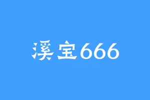 溪宝666