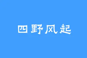 四野风起