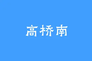 高桥南