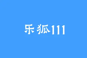 乐狐111