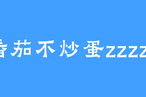 番茄不炒蛋zzzzz