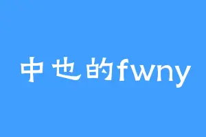 中也的fwny